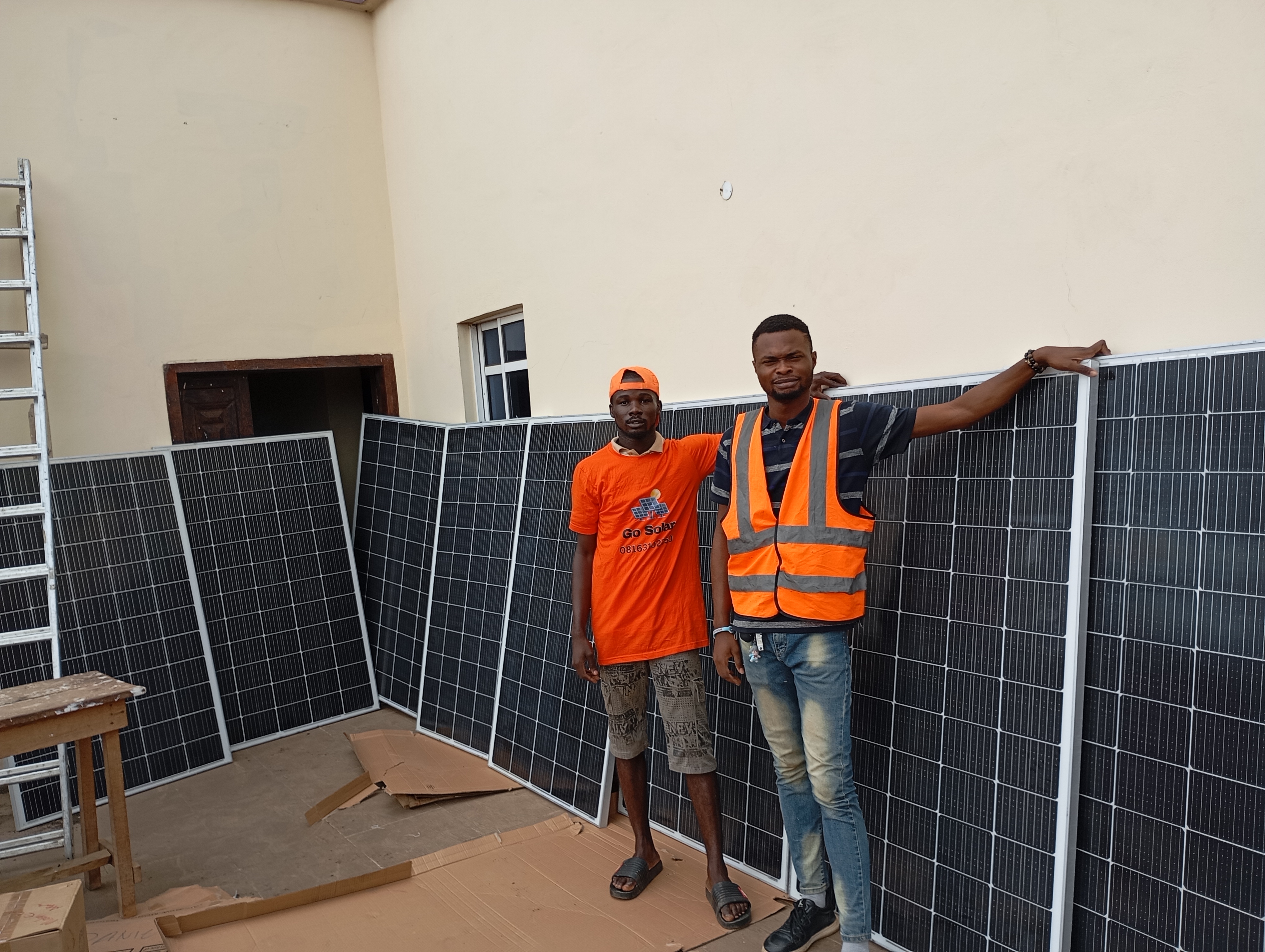 Solar panel installation by Imole Solar